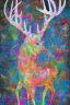 Placeholder: abstract deer god mural