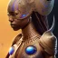 Placeholder: sango fantasy, fantasy magic, intricate, sharp focus, illustration, highly detailed, digital painting, concept art, matte, artgerm and paul lewin and kehinde wiley, masterpiece Asian black panther Egyptian silver space lady space galaxy