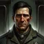 Placeholder: The submarine medic Sylas Steinhardt, a well groomed dark haired man with scars on his face realistic grimdark setting,