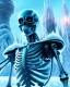 Placeholder: A close up of a frozen skeleton standing in a frozen lake, sharp focus, emitting diodes, smoke, artillery, sparks, racks, system unit, motherboard, by pascal blanche rutkowski repin artstation hyperrealism painting concept art of detailed character design matte painting, 4 k resolution blade runner, digital Art, perfect composition, beautiful detailed intricate insanely detailed octane render trending on artstation, 8 k artistic photography, photorealistic concept art, soft natural volumetric ci