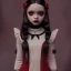 Placeholder: Jenna ortega as wednesday with wednesday addams dress,soft libstick, wednesday addams make up, overknee socks,fantasy art, dramatic lighting, highly detailed oil painting, volumetric lighting