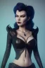 Placeholder: Lene Nystrøm as evil queen in black leather, busty, cleavage, voluptuous, Aqua Lene, angry, stern look. character design by cory loftis, fenghua zhong, ryohei hase, ismail inceoglu and ruan jia. unreal engine 5, artistic lighting, highly detailed, photorealistic, fantasy