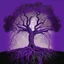 Placeholder: trees with roots connected purple