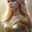 Placeholder: fairy princess, highly detailed, d & d, silk dress, fantasy, happy, smilling, enlighted, blond hair, illustration highly detailed, digital painting, trending on artstation, concept art, sharp focus, art by artgerm and greg rutkowski and magali villeneuve