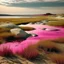 Placeholder: Magenta psychic wetlands near a beach designed in Ica stones painted by Edgar Degas