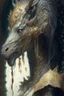 Placeholder: Child-eating horse deer lion alligator alien fused together , fantasy, intricate, elegant, highly detailed, digital painting, artstation, concept art, smooth, sharp focus, illustration, art by artgerm and greg rutkowski