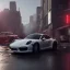 Placeholder: Porsche 911 driving in seoul cybperpunk scene