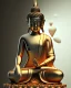 Placeholder: translucent Buddha glass alabaster sculpture, backlight, very emotional, welcoming, love, luminescence, sculpture, photograph, studio lighting, product photography, figurine, unreal engine, cryengine, ambient occlusion