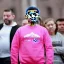 Placeholder: Volodymyr Zelensky WITH A BEARD wearing PINK SWEATSHIRT