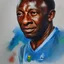 Placeholder: oil paiting portrait of pelé 4k realistic