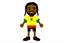 Placeholder: cartoon rasta in tpose white background