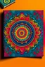Placeholder: colorful book cover for mandala book