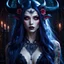 Placeholder: A pale Succubus, with long cascading hair, softly glowing eyes, and vivid, vibrant tattoos all over her body, in the style of, moody, gothic, eerie, dark fantasy; HDR, UHD, TXAA, impressionism, dadaism, surrealism, perfect anatomy,