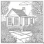 Placeholder: GARDEN HOUSE, ""Secluded Spaces: Discover hidden nooks and crannies within the Garden House, full view, realistic, coloring page, only draw lines, coloring book, clean line art, wildlife-inspired, kid style, –no sketch, color, –ar 3:4, white background, minimalistic black lines, 8k, minimal black color, low level black colors, coloring page, use pure black and white colors, avoid thick black colors, thin black line art, avoid colors, perfect shape, perfect clear lines, clear edges,