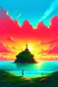 Placeholder: Perfect colorful fluffy clouds in the sunset sea, Motif sunset chiaroscur shades, sunset in the lighthouse, In the realm where words and colors blend, Rossdraws, Atey Ghailan, Benedick Bana, and carne griffiths, ascend, Their artistry, like poetry, transcends, lightning sunset in the bluegreen sea and the sky, Fields of flowers gleam so bright, Fairies flutter, casting their light, Angels and demons, in cosmic play, Fight for salvation's radiant ray, In the deep ocean, where mysteries dwell, I s