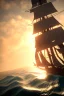 Placeholder: photo of a ultra realistic sailing ship, dramatic light, pale sunrise, cinematic lighting, battered, low angle, trending on artstation, 4k, hyper realistic, focused, extreme details, unreal engine 5, cinematic, masterpiece, art by studio ghibli, intricate artwork by john william turner