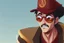 Placeholder: luffy with sunglasses and mustaches