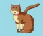 Placeholder: cute cat illustration isolated clear details