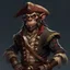 Placeholder: Pirate Human-Monkeyman DnD Digital Art