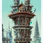 Placeholder: A city in a tower+modular house+house over house"+Beaux Arts architecture+palladio+detailed facades biopunk+Bueno Aires+turin+trieste+ +Book illustration by Gediminas Pranckevičius, Jean Baptiste Monge, Brian Kesinger, Anton fadeev, Kilian Eng, strong lines, high contrast vibrant colors, highly detailed, 16k resolution, trending on behance