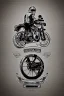 Placeholder: classic motorcycle graphic design