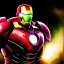 Placeholder: fullbody portrait in oil on canvas of rusted metal of ironman hulkbuster ,hulkbusterarmor, Marvel ,conceptart ,digitalillustration, luxurious , ominous, intense stare, masterpiece, realistic, intricate detail, sci-fi fantasy style, volumetric lighting, particles, highly detailed ,cinematic , deep colours,8k, by Kaare Andrews and caravaggio and simon Bisley.