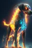 Placeholder: Zombie dog fire humanoid fused ,extremely detailed,crystal clear, mystical colors ,perfectly centered image, perfect composition, rim light, beautiful lighting, 8k, stunning scene, raytracing