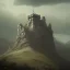 Placeholder: franz frazetta style, watchtower on hill, amon hen, lord of the rings, heavy clouds