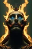 Placeholder: portrait photography of an ethereal beautiful animal god, Fire theme art, Dark moody night atmosphere, Portrait of a man by Michelangelo, 8K, close-up face, anatomically perfect face, oak tree roots, ignore NSFW