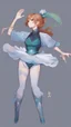 Placeholder: ballerina in the style of genshin impact