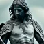 Placeholder: White Sculpture aragorn, full body, greek sculpture style, full body, fresco background, hyper realistic, 8k,