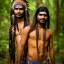 Placeholder: handsome Brazilian indian spirit protector of the forests