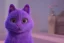 Placeholder: a purple cat