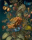 Placeholder: an ultra 8k detailed painting of many different types of flowers by John Constable, steampunk butterflies, generative art, intricate patterns, colorful, photorealistic