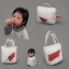 Placeholder: Children's bag, violence knife