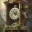 Placeholder: a gorgeous, stunning, ornate clock made of biosphere, 8k resolution, high-quality, fine-detail, photorealistic, intricate, digital art, detailed matte, volumetric lighting, illustration, 3D octane render, brian froud, howard lyon, George Grie, Ben Goossens