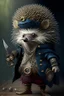 Placeholder: humanoid hedgehog pirate