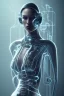 Placeholder: cyberpunk, glass body, women, portrai, open mouth, perfect skin, tron, cyborg , perfekt, real, dream, hr giger