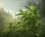 Placeholder: cannabis growing in a bottle beautiful landscape, realistic and natural, detailed full-color , nature, HD photography, Galen Rowell, David Muench, perfect composition, gloss, hyperrealism