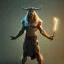 Placeholder: franz frazetta style,shaman casting a lighting bolt,wordl of warcraft