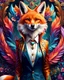 Placeholder: Full body Beautiful anthropomorphic Fox colorful art conceptual, amazing artwork, hyper detailed, ultra maximalist quality, 12k