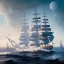 Placeholder: fullbody Drawing of 'USS Constitution Sailboat',intricate detail,andrea bonelli,Kilian Eng,Ohrai,evan lee,Aleksandr Sidelnikov,three quarters frontal aerial view,toned colors,16k