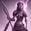 Placeholder: lady warrior with pink top and rose