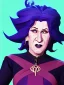 Placeholder: Portrait of a 30 year old strange witch like Bette Midler