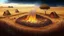 Placeholder: neolithic landscape with agriculture and using fire to clean