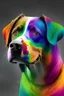 Placeholder: rainbow dog