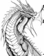 Placeholder: real dragon coloring page