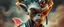 Placeholder: close up portrait with fine pores and real skin texture, clear transparent skin, wise eyes, hairy macho disco alien pimp indian Homunculus – living in a hi tech marvellous hot dog art graphics and gems on rocket with a mounted sling shot mega harpoon, heading for venus , background motion blur and smoke swirls