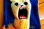 Placeholder: Knitted the scream cat Edvard Munch the scream