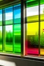Placeholder: fade effect chameleon color window tint transparent background